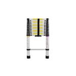 Chelle tlescopique portable chelle pliable multifonction charge 150kg 3. 8m aluminium argent naizy