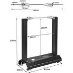 Naizy - support d'�quilibrage pour roues de moto �quilibreur avec c�nes r�glables machine � �quilibrer ...