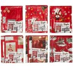 Nappe de noël plastifiée anti - taches divers motifs taille 120190 Nappe de noël plastifiée anti - taches divers motifs taille 120190
