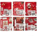 Nappe de noël plastifiée anti - taches divers motifs taille 120250 Nappe de noël plastifiée anti - taches divers motifs taille 120250