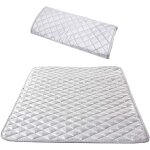 Nappe de repassage isolante couverture de repassage  la vapeur coton tapis sur table portable pour lave ...