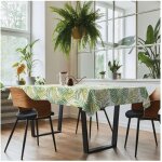 Nappe ronde sans pvc rain forest 140cm - d - c - fix Nappe ronde sans pvc rain forest 140cm - d - c - fix
