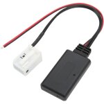 Naroote adaptateur de voiture, adaptateur auxiliaire de voiture abs installation facile adaptateur auxiliaire ...