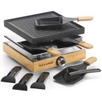 Naturamix - appareil � raclette 4 personnes 750w racwood4