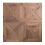 Naturasol - dalle marqueterie motif maiche blanchi