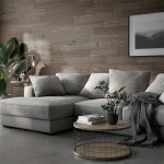 Naturewall ? - lambris bois adh�sif el capitain ch�ne gris naturewall - 1m�