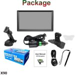 Navigation gps de voiture, 9 pouces de navigation gps de voiture grand cran tactile de guidage vocal ...