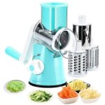 Nazalus - vente chaude - r�pe � fromage rotative manuelle et trancheuse � mandoline pour l�gumes, noix, ...
