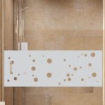 Film fen�tre anti regard occultant - petites bulles - stickers autocollant brise - vue pour vitre & porte ...