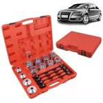 Neche - 28 pcs coffret outil extracteur, roulement de roue moyeu de roue outil, montage de palier extracteur ...