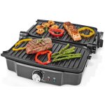 Nedis - grill de contact 1500w sandwiches pannini grillades plaque anti - adhésive poignée froide Nedis - grill de contact 1500w sandwiches pannini grillades plaque anti - adhésive poignée froide