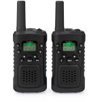 Kit talkie - walkie nedis wltk0610bk 2 combins jusqu' 6 km canaux de frquence : 8 ptt / vox jusqu' ...