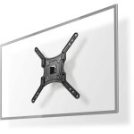 Nedis - support mural tv inclinable et pivotant 23 55 poids maximal de lecran supporte 30kg inclinable ...