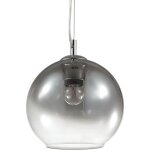 Ideal lux discovery fade - grand luminaire suspendu � 1 ampoule globe chrom�, e27