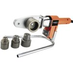 Neo - poste a' souder multifusion pour tuyaux pvc en coffret 650w 4 adaptateurs avec thermostat Neo - poste a' souder multifusion pour tuyaux pvc en coffret 650w 4 adaptateurs avec thermostat
