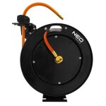 Enrouleur pneumatique, m�tal, ouvert, 9, 5 mm x 15 m, tr�s r�sistant