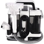 Nettoyeur de tapis portable clean 450 w 30 x 21 x 34, 5 cm avec 2 brosses de nettoyage et 2 r�servoirs ...