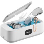 Nettoyeur ultrasons avec 640ml bac a ultrason, 49000hz nettoyeur ultrason lunettes avec 3 r�glages de ...