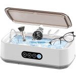 Nettoyeur ultrasons 650ml, 49000hz ultrasonic low noise cleaner, avec affichage led one touch et 3 modes ...