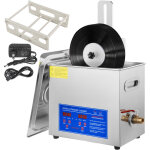 Nettoyeur a ultrasons pour disque vinyle 6 l, nettoyeur ultrasonique professionnel capacite 8 disques ...