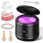 Nettoyeur � ultrasons u - v pour proth�ses, machine de nettoyage � ultrasons pour proth�ses prot�ge - ...