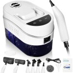 Nettoyeur vapeur, 2500w nettoyeur vapeur � main avec 2 vitesses r�glables et 5 t�tes de brosse, 3, 5 ...