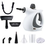 Nettoyeur vapeur domestique puissant, 1050 w nettoyeur vapeur � main avec 10 accessoires, 3, 5 bars nettoyeur ...
