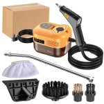 Nettoyeur � vapeur portable 1500 w, nouveau contr�le de la poign�e am�lior� �cran tactile 6 niveaux r�glables ...