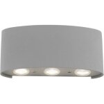 [neu. haus] - lampe d'int�rieur led carlo pour ext�rieur - argent� mat - 6, 5 w - 510 lm - ip54 neuhaus ...