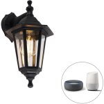 New haven - led dimmable applique murale variateur inclus - 1 lumière - l 17. 1 cm - noir - classique ... New haven - led dimmable applique murale variateur inclus - 1 lumière - l 17. 1 cm - noir - classique ...