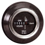 Compteur horaire �lectronique 12 - 24 volt type extra avec amortisseur de vibrations newgardenstore