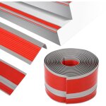 Nez de marche profil� d'escalier, pvc, adh�sif et antid�rapant, bande de bordure, 52. 5cm - ej. life