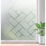 Nicola film de confidentialit� givr� pour fen�tre, protection solaire, adapt� � la cuisine, au salon, ...