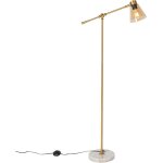 Nina - lampadaire - 1 lumière - h 134. 5 cm - bronze - art deco - éclairage intérieur - salon i chambre ... Nina - lampadaire - 1 lumière - h 134. 5 cm - bronze - art deco - éclairage intérieur - salon i chambre ...