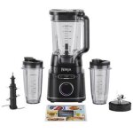 Ninja - mixeur detect power blender pro 1200w - 2 - en - 1 - 2l - 15 modes - 10 vitesses - noir