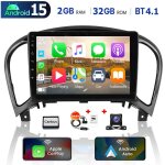 Pour nissan juke 2010 - 2018 android 15 autoradio gps radio headunit apple carplay rds navi wifi - 2 ...