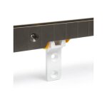 Fermeture soft pour coulisses t30, plastique gris (5 kits) - talla