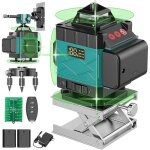 Niveau laser 360  x 4, 4d auto nivellement 16 lignes laser chantier 2 x 360 horizontal & 2 x 360 vertical ...