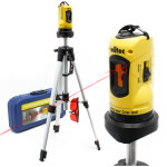 Wiltec - niveau laser rotatif auto - nivelant avec tr�pied 1, 2m pour la mesure des angles et surface ...