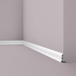 Nmc - plinthe fl3 wallstyl noel marquet moulure d�corative corniche design intemporel classique blanc ...