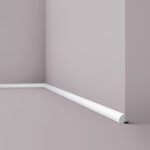 Nmc - plinthe fl6 wallstyl noel marquet profil de d�coration design intemporel classique blanc 2 m