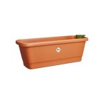 Elho - noa balconniere m - marron - l 52 x b 20 x h 18 cm - balconextrieur - 100% recycl