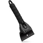 Noir grattoir � glace, gratte - givre racloir en plastique avec manche antid�rapant outil multifonctionnel ...