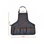 Noir) tablier de jardinage tablier jardinier en tablier de travail en tablier de protection réglable ... Noir) tablier de jardinage tablier jardinier en tablier de travail en tablier de protection réglable ...