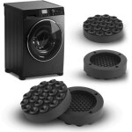 Noir?tapis anti vibration machine � laver ? lot de 4 patins antid�rapants silencieux en silicone pour ...