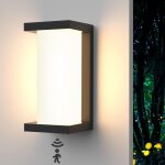 Noluxa applique murale exterieure 18w, lampe exterieur detecteur de mouvement, �tanche ip66 applique ...