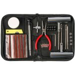 Noluxa kit de m�ches r�paration de pneu, 46 pi�ces outils de meche pneu crevaison, avec 40 bandes de ...