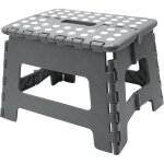 Noluxa tabouret pliant antid�rapant ? marchepied l�ger cuisine, salle de bain, jardin ? plastique - supporte ...
