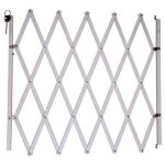 Nordlinger - barri�re stopfix, en bois, blanche, extensible � 110cm