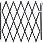 Nordlinger - barri�re animaux r�tractable stop'fix noire hauteur 83cm et largeur de 60 � 110cm